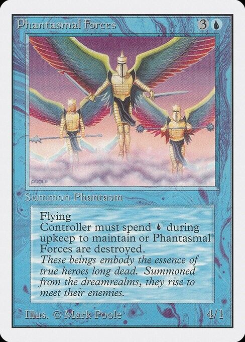Phantasmal Forces ~ Unlimited [ MODERATELY PLAYED ] [ Magic MTG ] - London Magic Traders Limited