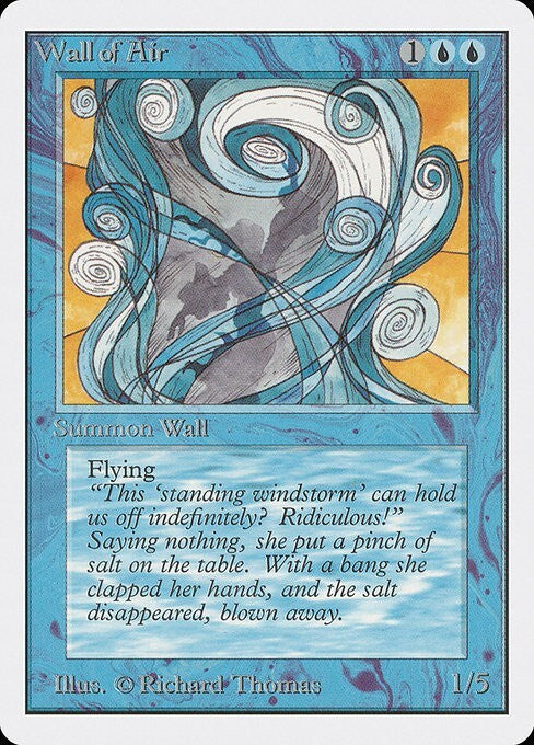 Wall of Air ~ Unlimited [ PLAYED ] [ Magic MTG ]