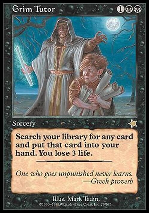 Grim Tutor ~ Starter 1999 [ NearMint/Excellent+ ] [ Magic MTG ] - London Magic Traders Limited