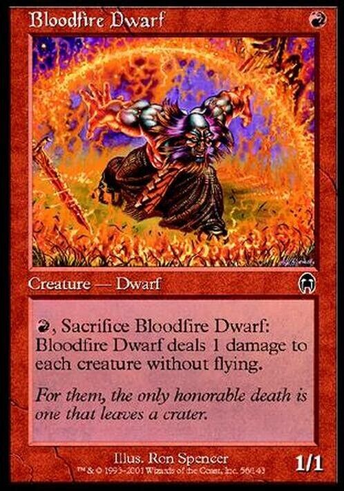 Bloodfire Dwarf ~ Apocalypse [ Excellent ] [ Magic MTG ] - London Magic Traders Limited