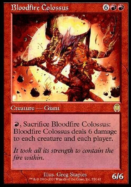 Bloodfire Colossus ~ Apocalypse [ Excellent ] [ Magic MTG ] - London Magic Traders Limited