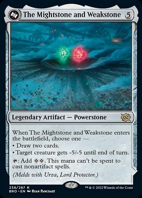 The Mightstone and Weakstone ~ The Brothers' War [ NearMint ] [ Magic MTG ]