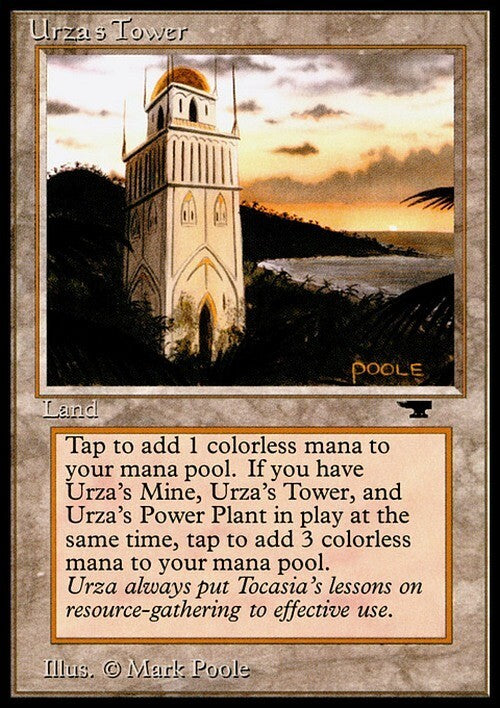Urza's Tower (Version 4) ~ Antiquities [ PLAYED ] [ Magic MTG ]
