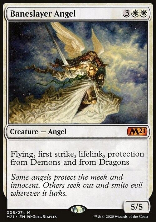 Baneslayer Angel ~ Core 2021 [ NearMint ] [ Magic MTG ] - London Magic Traders Limited