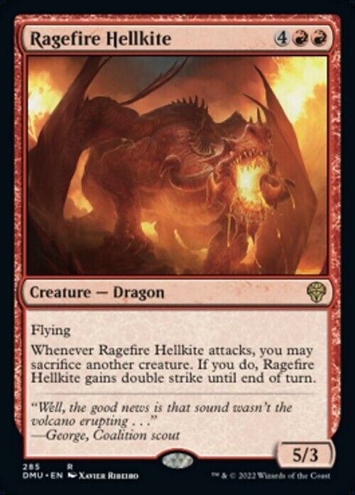 Ragefire Hellkite ~ Dominaria United [ NearMint ] [ Magic MTG ] - London Magic Traders Limited