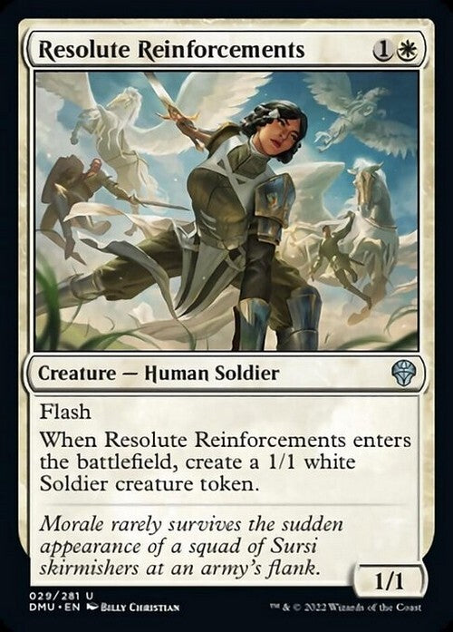 Resolute Reinforcements ~ Dominaria United [ NearMint ] [ Magic MTG ]