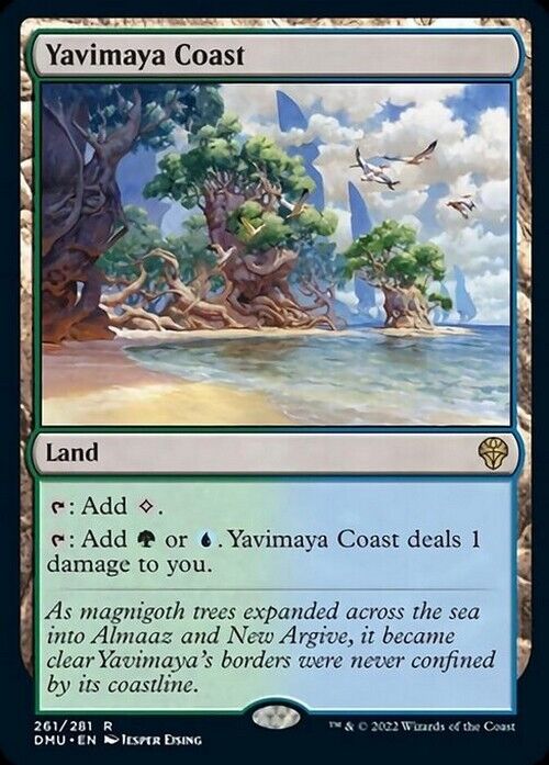Yavimaya Coast ~ Dominaria United [ NearMint ] [ Magic MTG ] - London Magic Traders Limited