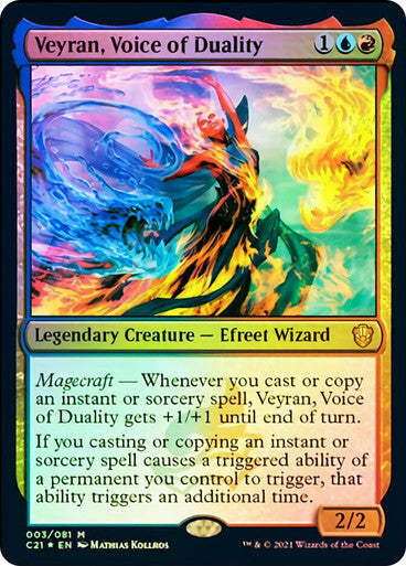 FOIL Veyran, Voice of Duality ~ Commander: Strixhaven [ NM ] [ Magic MTG ]