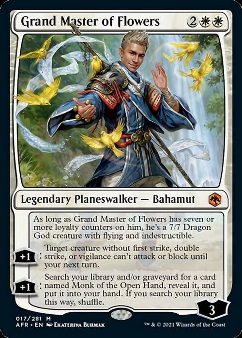 Grand Master of Flower ~ Adventures in the Forgotten Realms [ NM ] [ Magic MTG ] - London Magic Traders Ltd