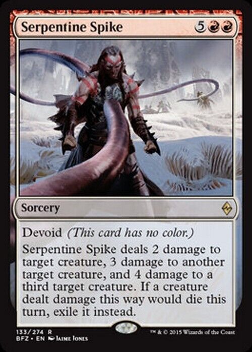 Serpentine Spike ~ Battle for Zendikar [ Excellent ] [ MTG ]