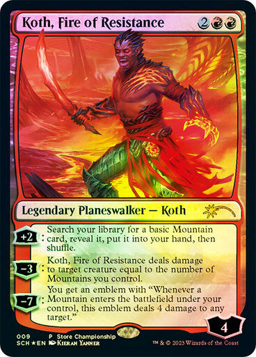 FOIL Koth, Fire of Resistance ~ Store Championship Promos [ NM ] [ Magic MTG ] - London Magic Traders Ltd