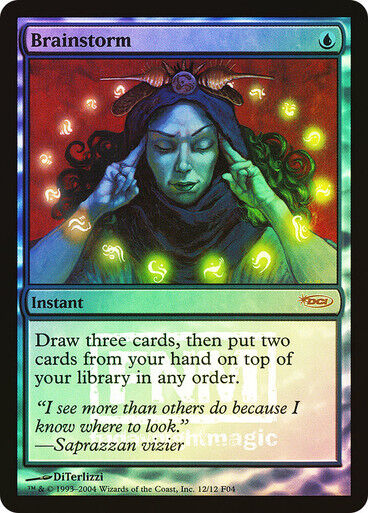 FOIL Brainstorm ~ Friday Night Magic Promos [ PLAYED ] [ MTG ]