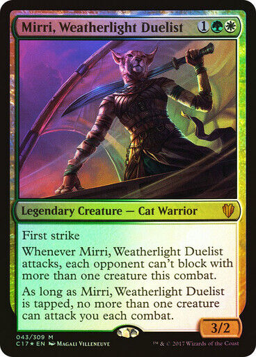 FOIL Mirri, Weatherlight Duelist ~ Commander 2017 [ Excellent ] [ Magic MTG ]