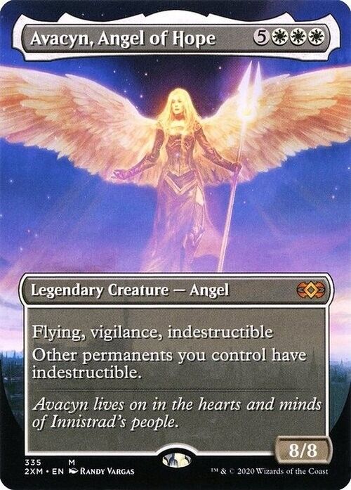 BORDERLESS Avacyn, Angel of Hope ~ Double Masters [ NearMint ] [ Magic MTG ]