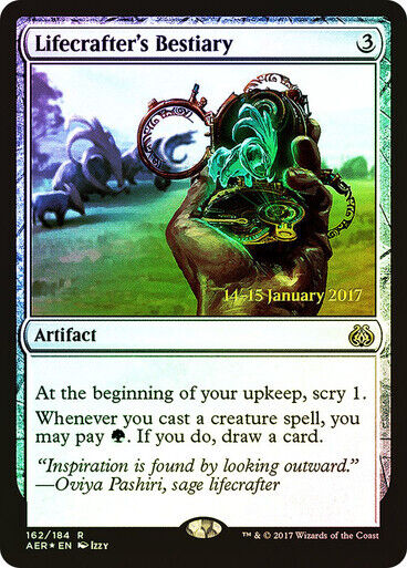 FOIL Lifecrafter's Bestiary ~ Prerelease Aether Revolt [ NM ] [ Magic MTG ]