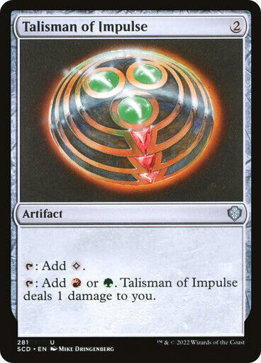 Talisman of Impulse ~ Commander: Starter [ NearMint ] [ Magic MTG ]