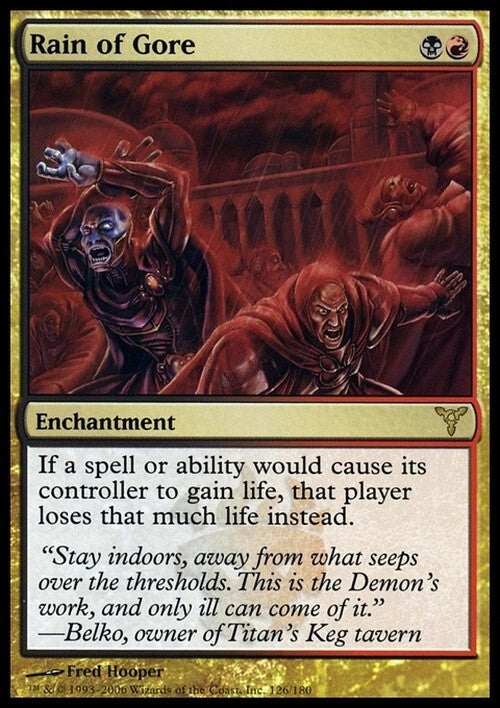 Rain of Gore ~ Dissension [ Excellent ] [ Magic MTG ] - London Magic Traders Ltd