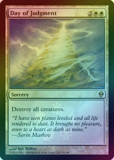 FOIL Day of Judgment ~ Buy a Box Zendikar [ Excellent ] [ Magic MTG ]