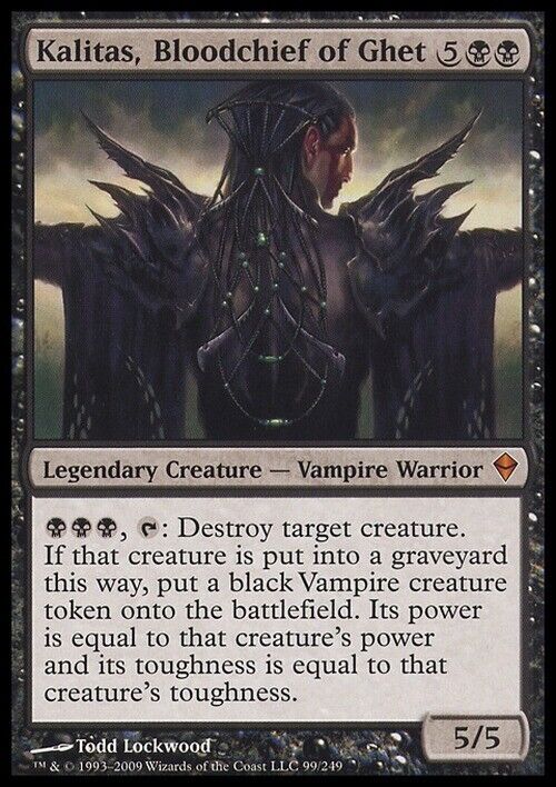 Kalitas, Bloodchief of Ghet ~ Zendikar [ PLAYED ] [ Magic MTG ]