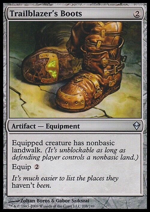 Trailblazer's Boots ~ Zendikar [ Excellent ] [ Magic MTG ]