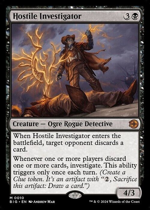 Hostile Investigator ~ The Big Score [ NearMint ] [ Magic MTG ]