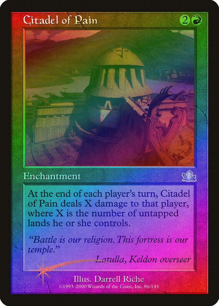 FOIL Citadel of Pain ~ Prophecy [ NearMint ] [ Magic MTG ]