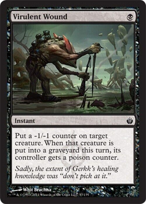 Virulent Wound ~ Mirrodin Besieged [ Excellent ] [ Magic MTG ]