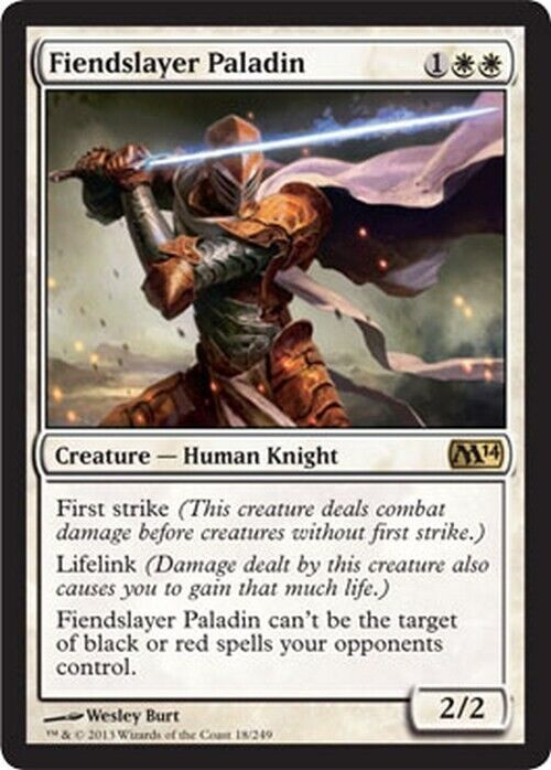 Fiendslayer Paladin ~ Magic 2014 [ Excellent ] [ Magic MTG ]