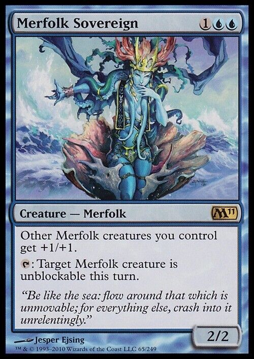 Merfolk Sovereign ~ Magic 2011 [ Excellent ] [ Magic MTG ]