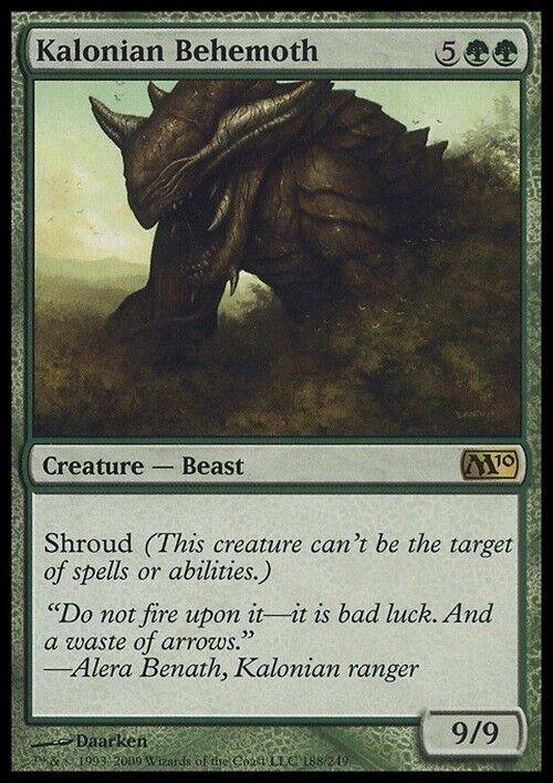 Kalonian Behemoth ~ Magic 2010 [ Excellent ] [ Magic MTG ]