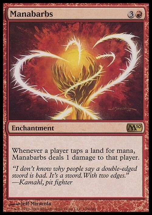 Manabarbs ~ Magic 2010 [ Excellent ] [ Magic MTG ]