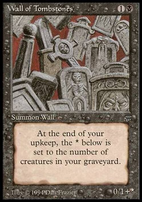 Wall of Tombstones ~ Legends [ NearMint ] [ Magic MTG ]