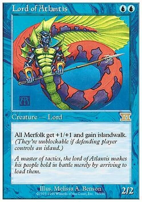 Lord of Atlantis ~ Sixth Edition [ Excellent ] [ Magic MTG ]