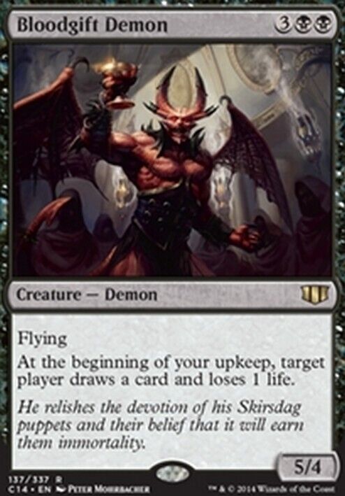 Bloodgift Demon ~ Commander 2014 [ Excellent ] [ Magic MTG ]