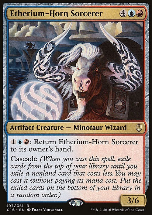 Etherium-Horn Sorcerer ~ Commander 2016 [ Excellent ] [ Magic MTG ]