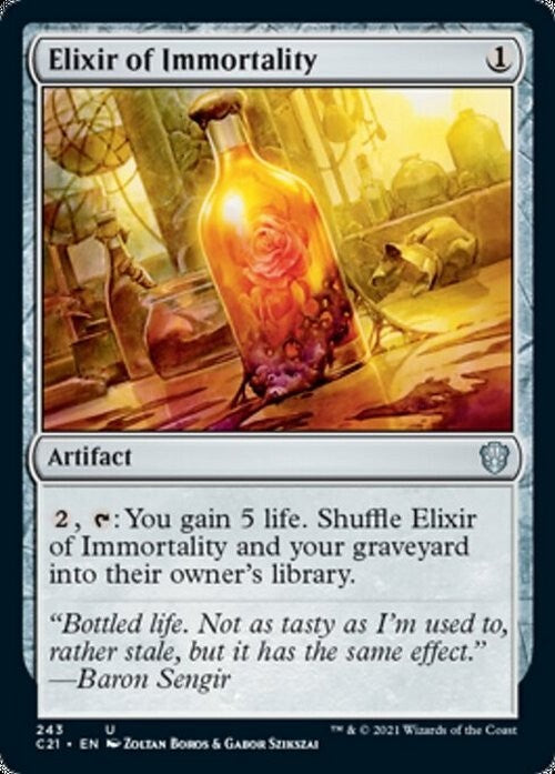 Elixir of Immortality ~ Commander: Strixhaven [ NearMint ] [ Magic MTG ]
