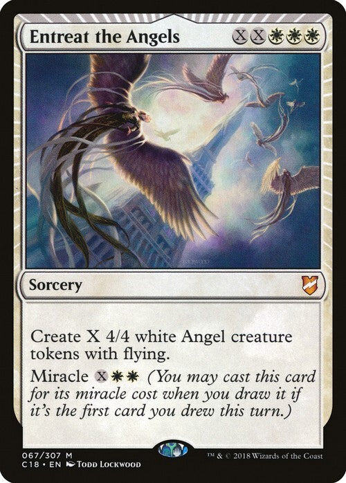 Entreat the Angels ~ Commander 2018 [ Excellent ] [ Magic MTG ]