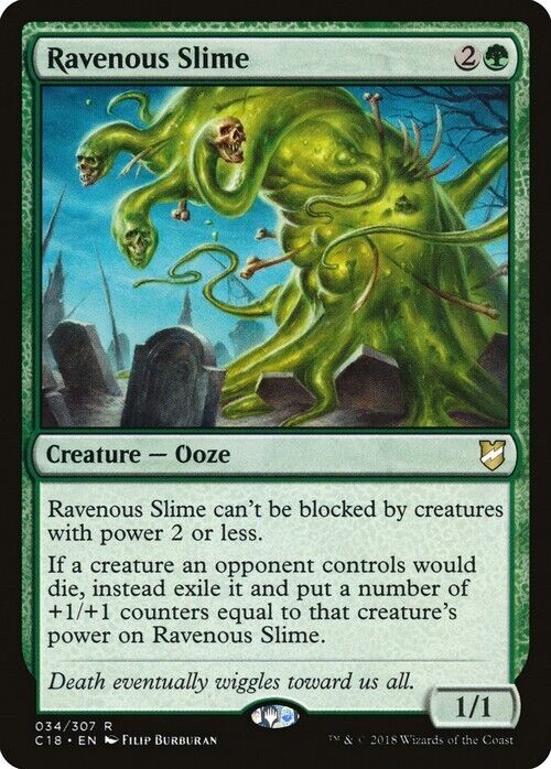 Ravenous Slime ~ Commander 2018 [ Excellent ] [ Magic MTG ]