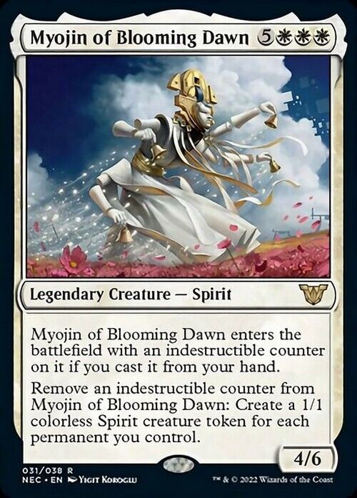 Myojin of Blooming Dawn ~ Commander: Kamigawa: Neon Dynasty [ NearMint ] [ MTG ]