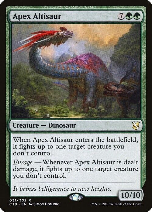 Apex Altisaur ~ Commander 2019 [ NearMint ] [ Magic MTG ]