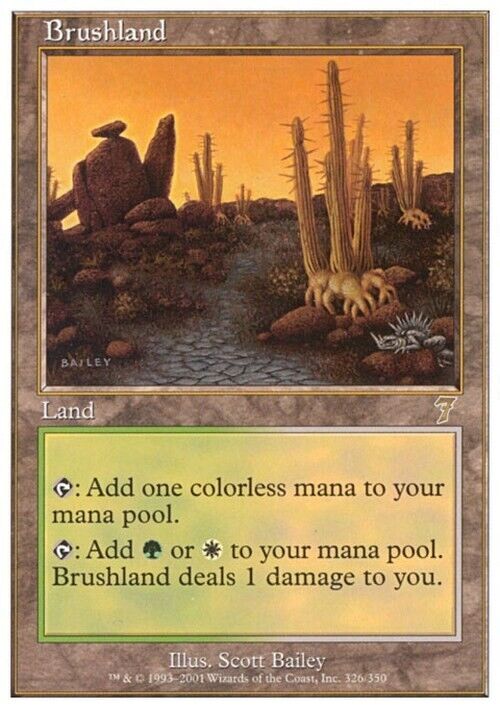 Brushland ~ Seventh Edition [ Excellent ] [ Magic MTG ]