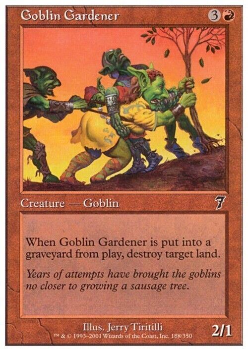 Goblin Gardener ~ Seventh Edition [ Excellent ] [ Magic MTG ]