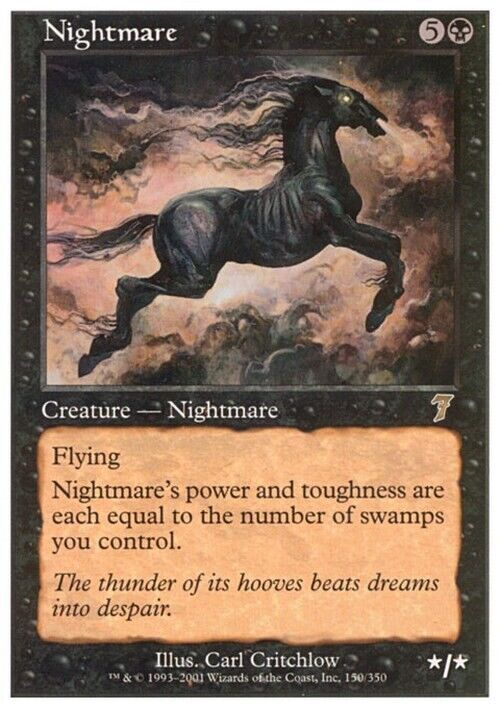 Nightmare ~ Seventh Edition [ Excellent ] [ Magic MTG ]