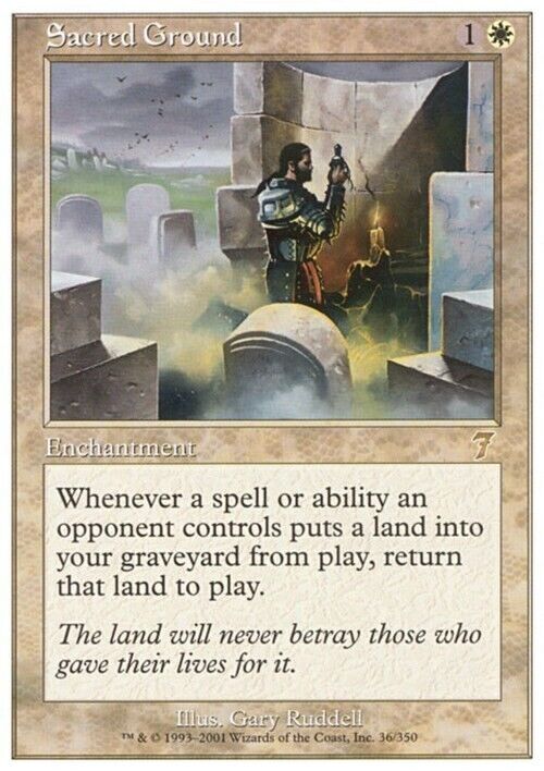 Sacred Ground ~ Seventh Edition [ Excellent ] [ Magic MTG ]