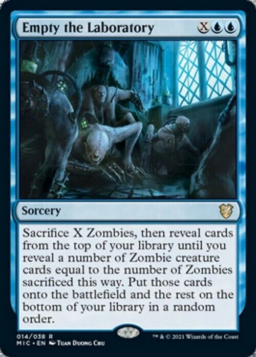 Empty the Laboratory ~ Commander: Midnight Hunt [ NearMint ] [ Magic MTG ]