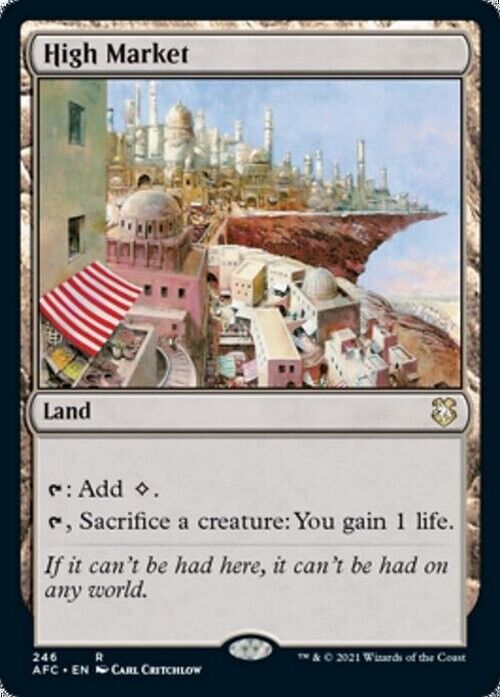 High Market ~ Commander: Adventures in the Forgotten Realms [ NM ] [ MTG ]