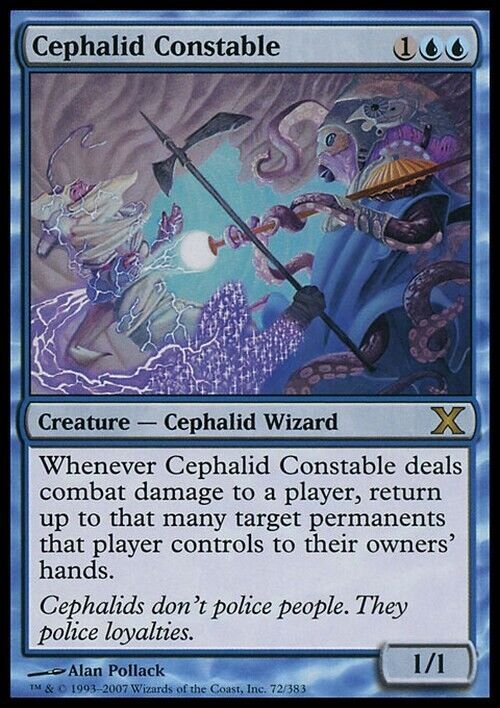 Cephalid Constable ~ Tenth Edition [ Excellent ] [ Magic MTG ]