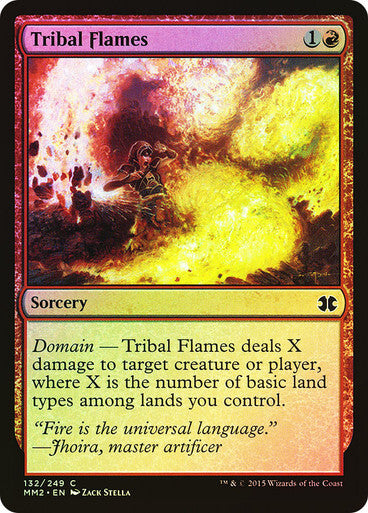FOIL Tribal Flames ~ Modern Masters 2015 [ Excellent ] [ Magic MTG ]