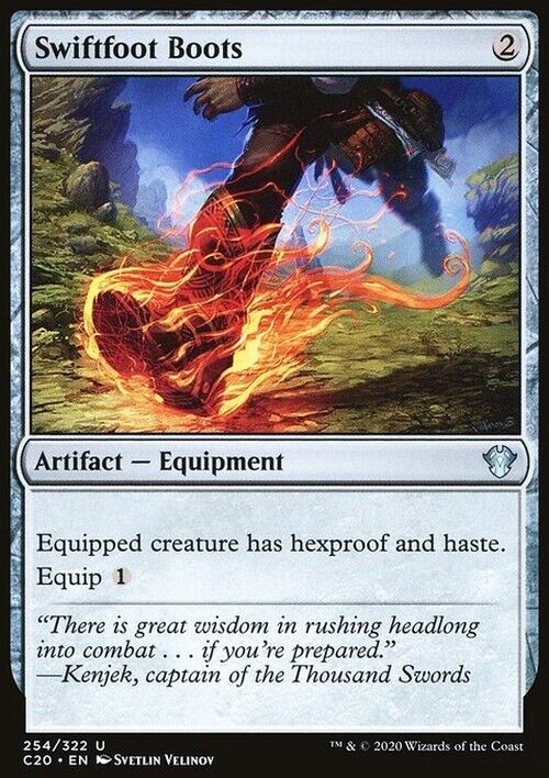 Swiftfoot Boots ~ Commander: Ikoria [ NearMint ] [ Magic MTG ]