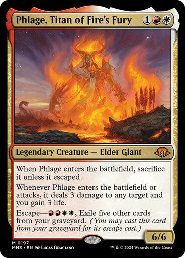 Phlage, Titan of Fire's Fury ~ Modern Horizons 3 [ NearMint ] [ Magic MTG ]